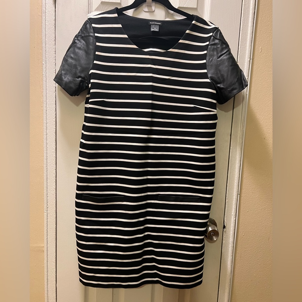 Black and white dress